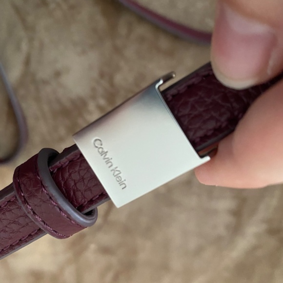 Maroon Crossbody Satchel - Picture 5 of 10